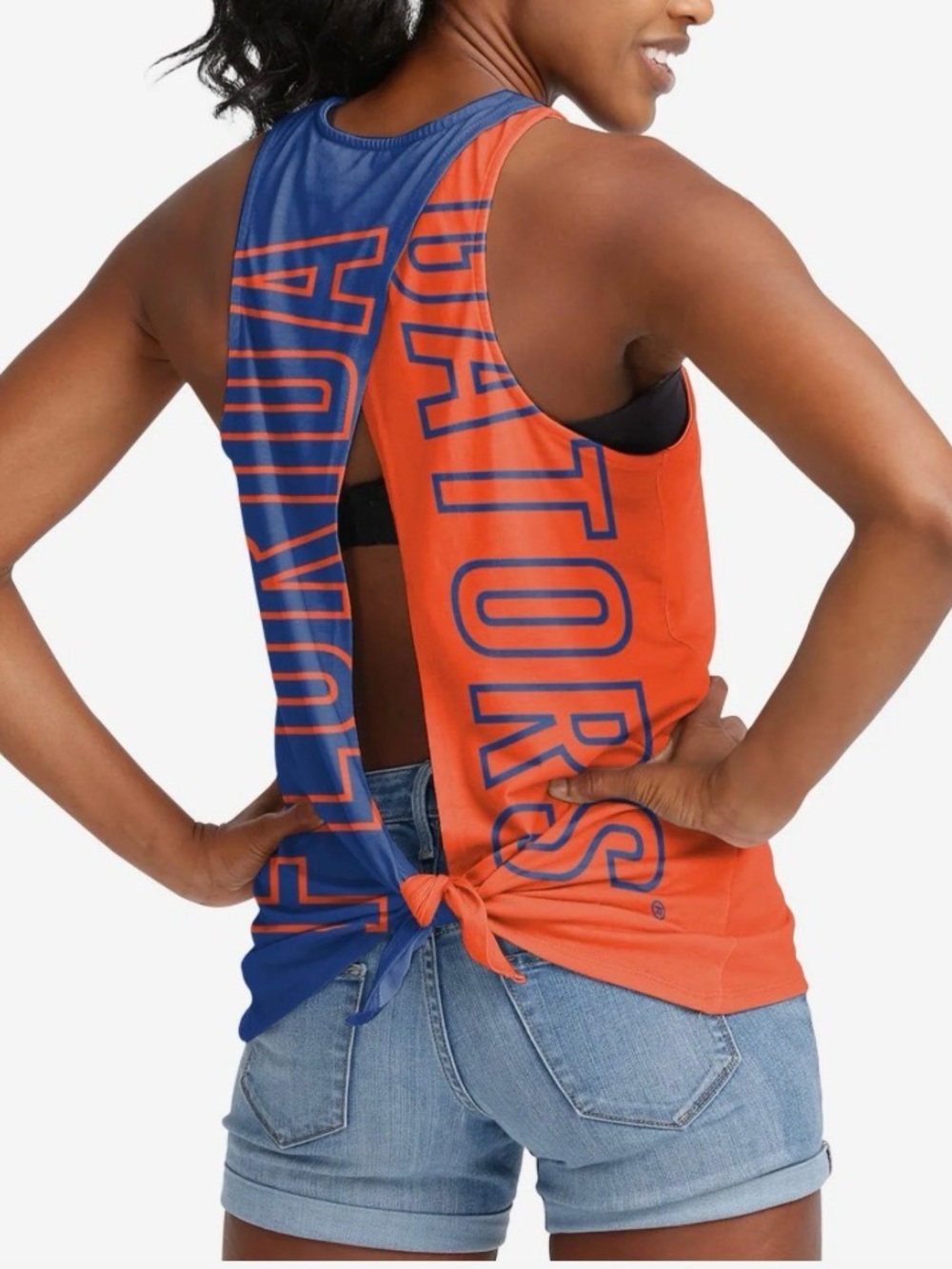 FOCO UF Florida Gators Tie-Breaker Sleeveless Top